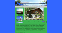Desktop Screenshot of ferienwohnung-sperr.de
